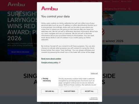 Ambu A/S | Single-Use Endoscopy Manufacturer ＆ Respiratory Solutions