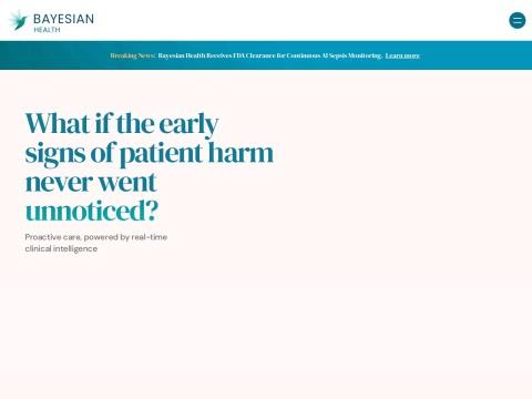 Bayesian Health | Clinical AI Platform and Sepsis Monitoring Solutions