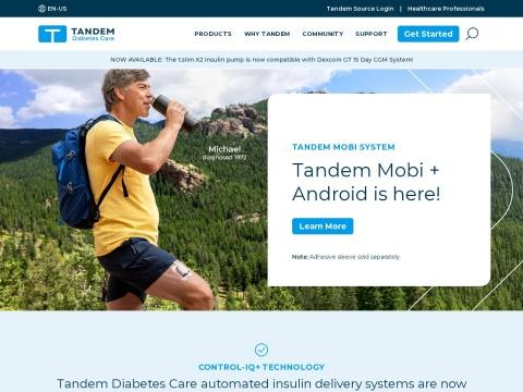 Tandem Diabetes Care | Insulin Pump & AID Solutions